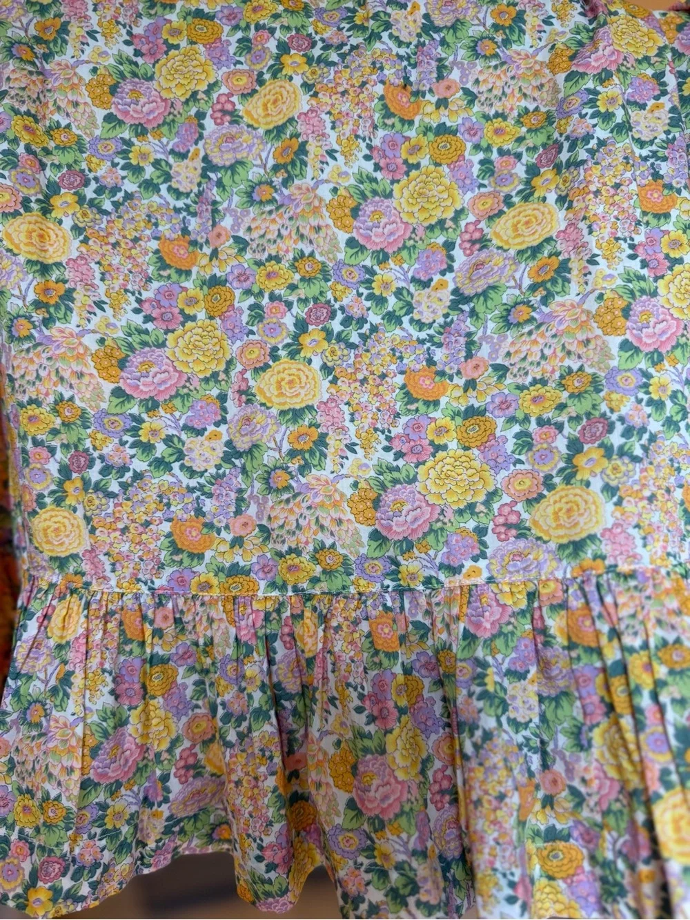 Minnow Smocked Liberty Floral Sundress for Girls 11/12